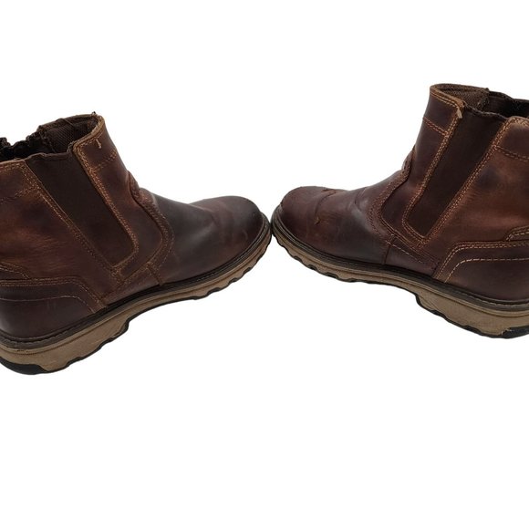 Caterpillar Unisex Pelton Safety Leather Boots Mens 9.5